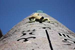 Modern sundial in Florence