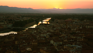 guided walk in florence at dawn