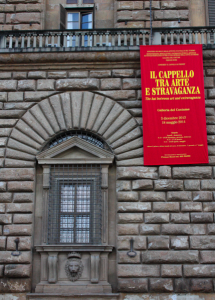 Temporary exhibition about extravagant hats in Florence