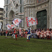 flags in santa maria del fiore